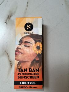 SUGAR TAN BAN 4% NIACINAMIDE SUNSCREEN