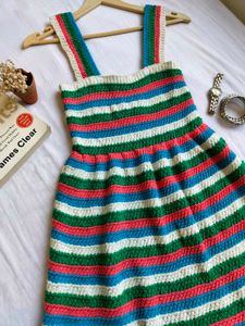 Striped Knit Dress