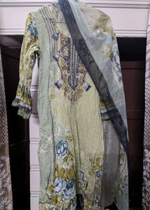 Floral Print Salwar Kameez Suit