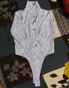 Floral Print Tie Up Shirt