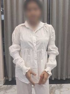 White Classy Shirt top