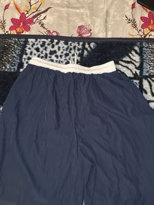 Navy Wide Leg Pants