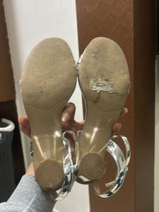 Russo Brunello Silver Heels