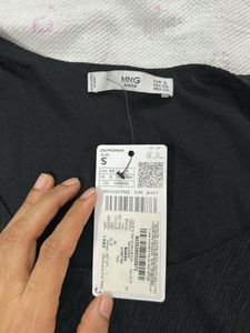 NEW MANGO Black Sleeveless Top