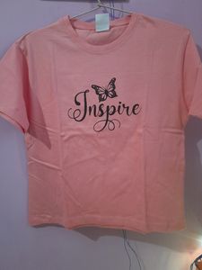 Peach Color Short Top