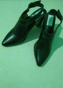 Black Slingback Heels