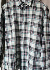 Lacoste Plaid Button-Down Shirt