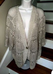 Crochet Knit Cardigan
