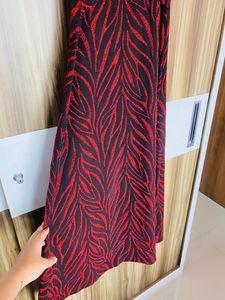 Party Wear Red Gown