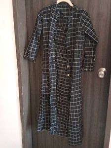 Checkered Duster Jacket