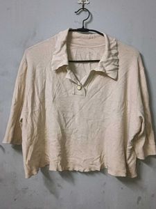 Cute Cropped Polo Shirt
