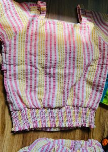 Cute Girls&#39; Top &amp; Shorts Set