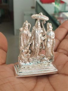 Silver Ram Darbar Murti