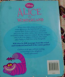 Disney Alice In The Wonderland Story Book