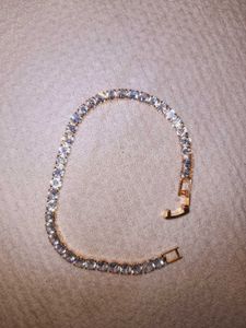 Anti Tarnish Cubic Tennis Bracelet