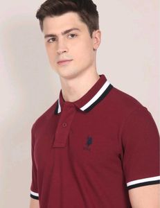 US Polo Assn. Maroon T-shirt