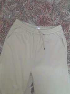 Beige Casual Sweatpants