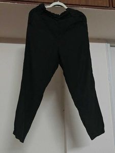 Black Cotton Pant
