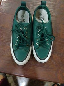 Green Addiox Canvas Shoes Size 40