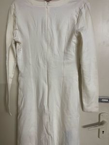 White Embellished Mini Dress