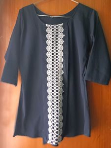 Navy Blue Women's Tunic top