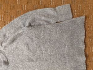 ZARA GREY ROUND NECK SWEATER