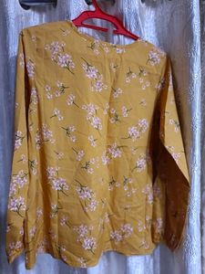Girls Mustard Top