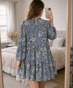 Floral Print Mini Dress