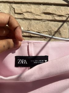 Zara Baby Pink Skort Mid Rise
