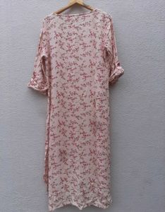 Floral Light Pink Kurti