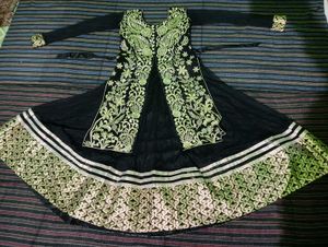 Embroidered Black Ethnic Dress