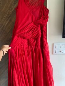 Red Party Wear Gown