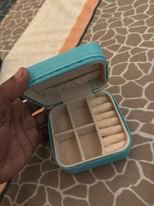 Teal Jewelry Travel Case