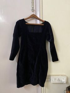 Black Velvet Dress & Blue Summery Dress