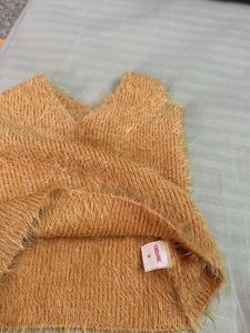 Fuzzy Orange Tank Top