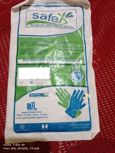 Rubber White Gloves
