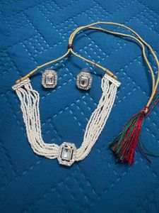 Elegant Pearl choker Set