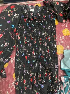 Beautiful Black Floral Dress