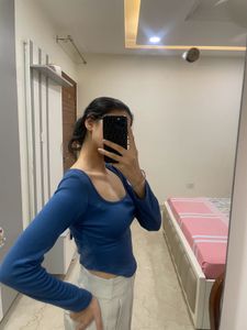 Blue Sexy Top