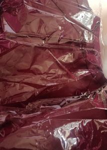 red color leather jacket new