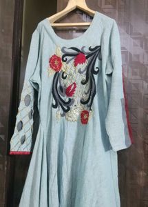 Embroidered High low Kurta