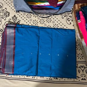 Elegant Blue Saree