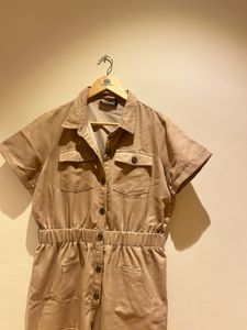 Tan Jumpsuit