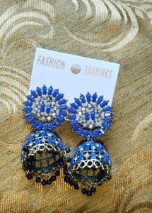 Blue Jhumka