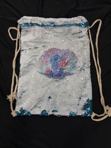 Blue Colourchanging Sequin Backpack