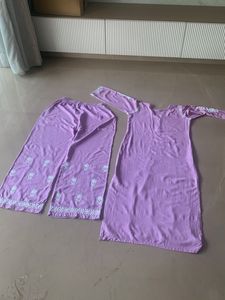 Lavender Kurta Set