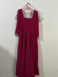 Elegant Ethnic Pink Anarkali