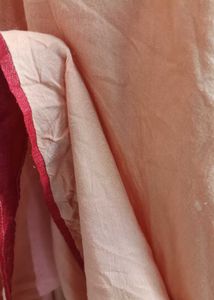 Peach Embroidered Kurta