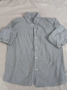 Striped Button-Down Shirt