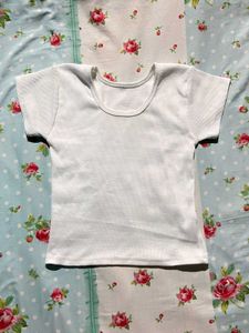 Mini fitted white Tshirt